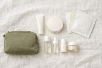 GW旅行のコスメポーチの中身｜フジヤで買える7選・¥274〜