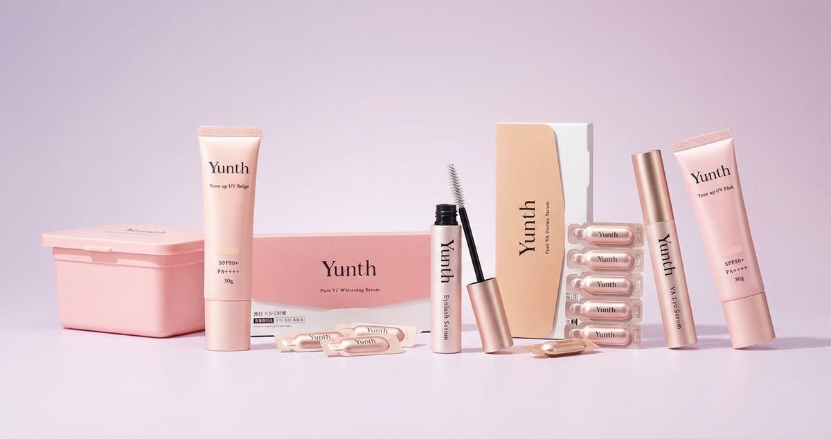 【2026年春】YUNTHの全7製品をフジヤが一挙紹介｜美容液・UV・まつ毛・マスクまで
