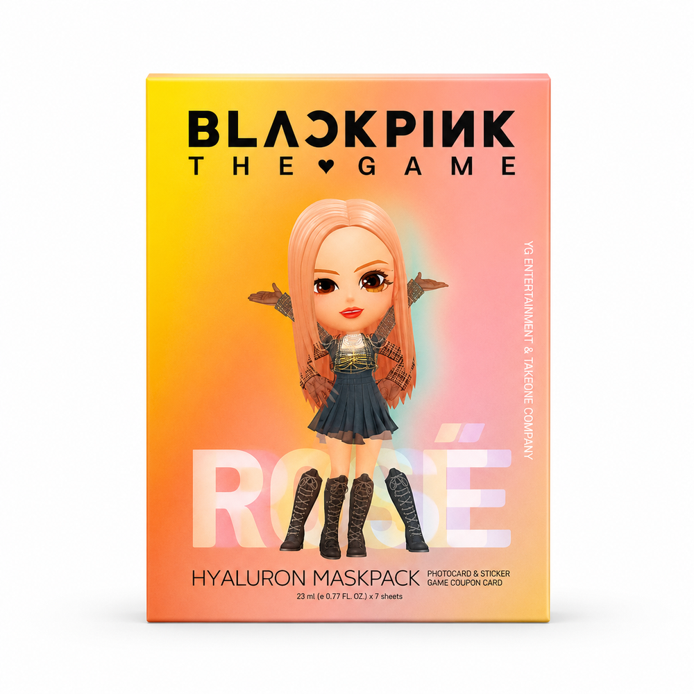 BLACKPINK MASKPACK フェイスマスク 7枚入（トレカ付）