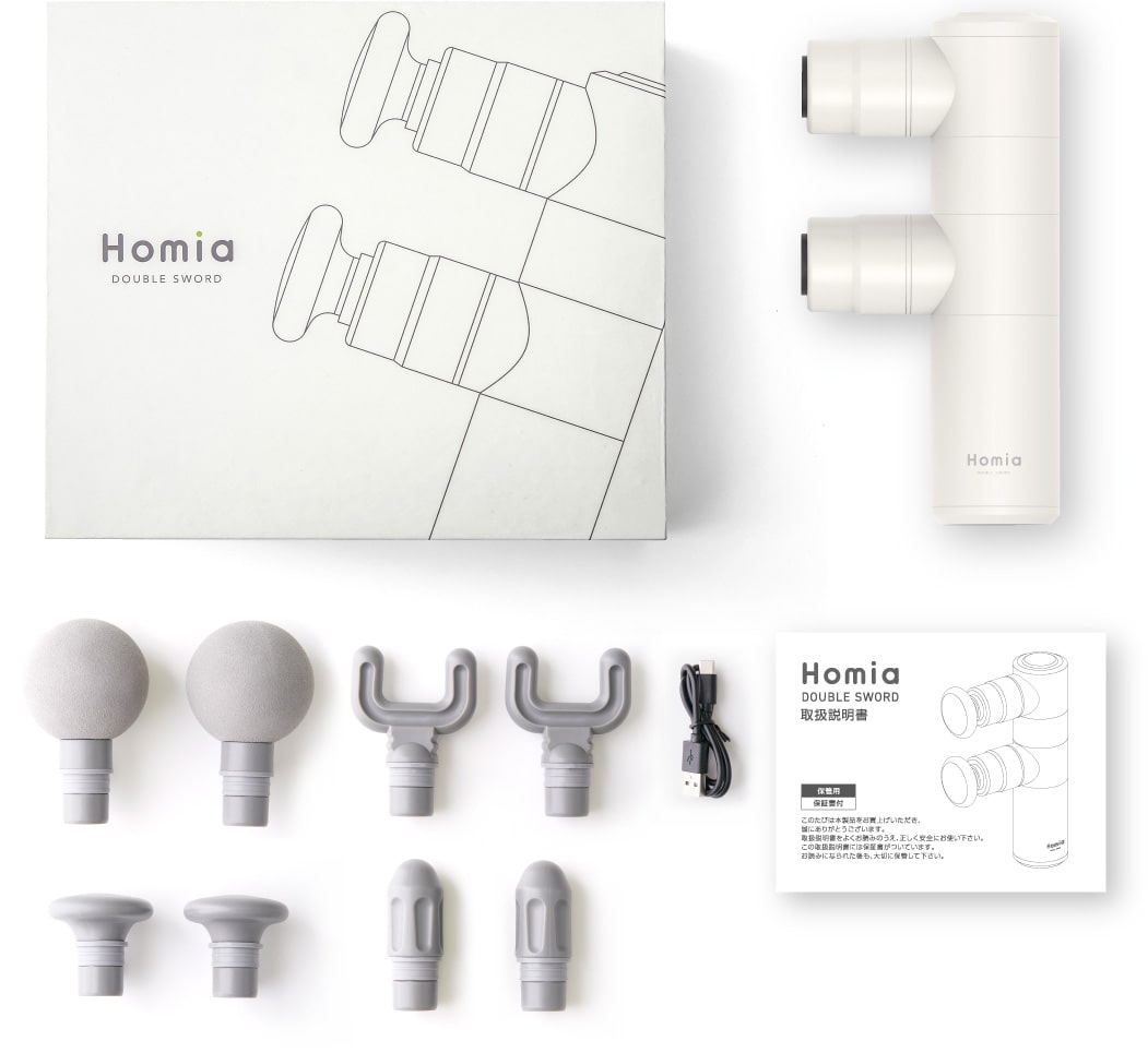 Homiaダブルソード マッサージガン｜フジヤ公式 – ファッション&ライフ