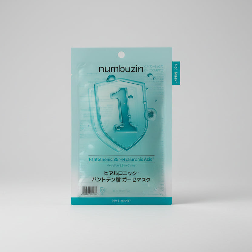 numbuzin No.1 ヒアルロニック パントテン酸 ガーゼマスク 1枚入り